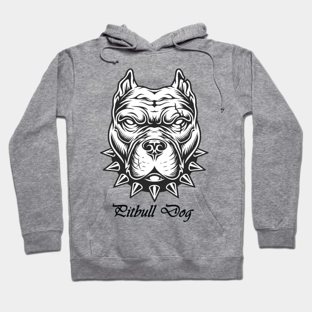 Face Pitbull dog Hoodie by This is store